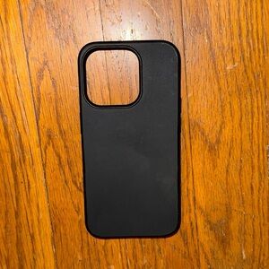 Mi case soft, black, solid silicone case iPhone 15 Pro